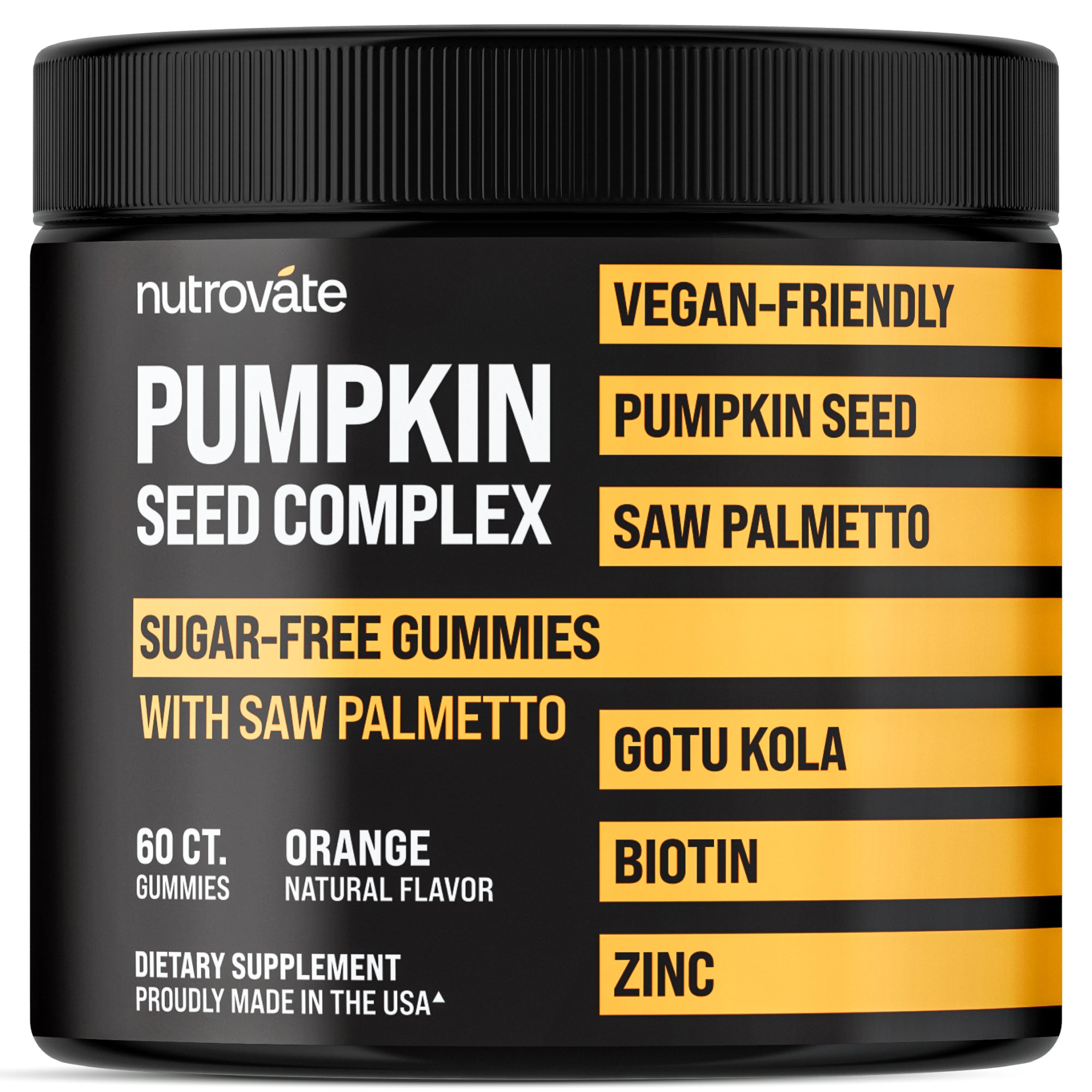 Pumpkin Seed Complex | Sugar-Free Gummies with Saw Palmetto