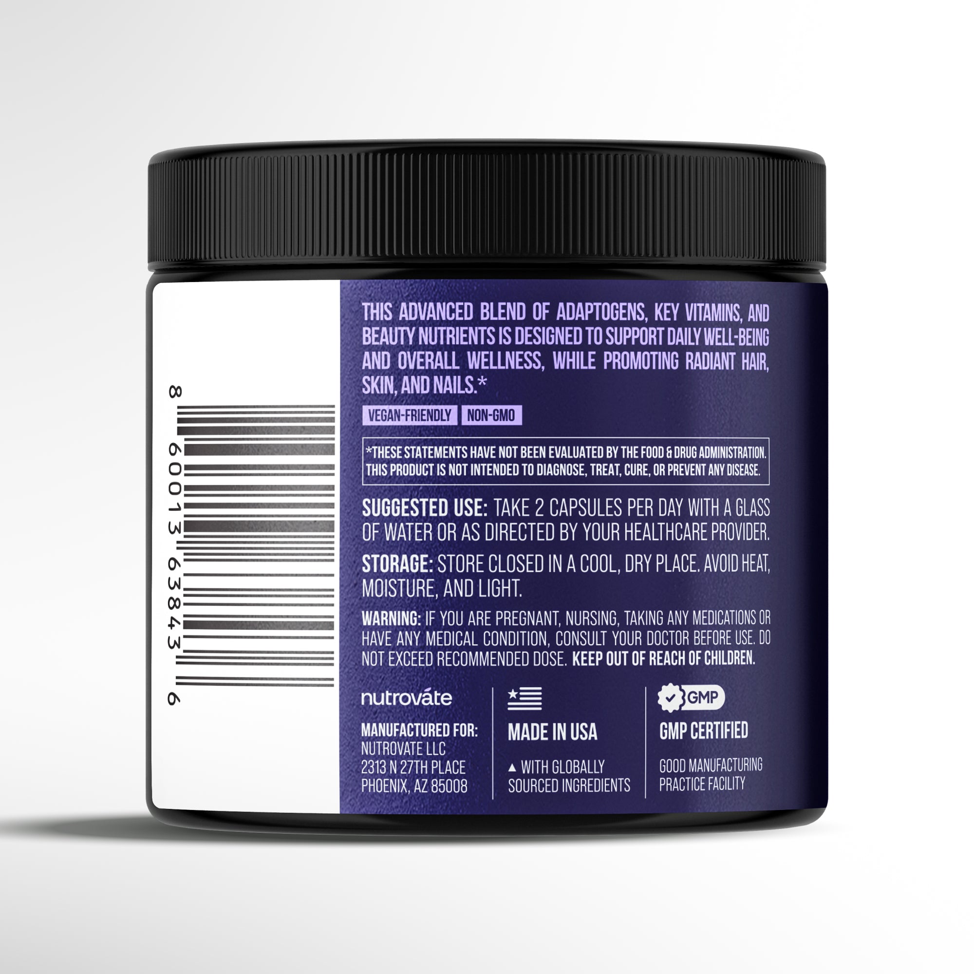 Cortisol Support Supplement | Women's Advanced Support 16-Plex